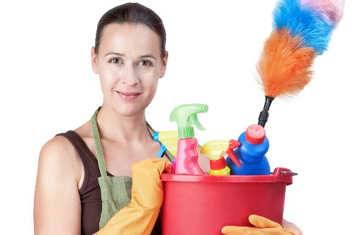 Post-build cleaning in a Kingston home after renovation work