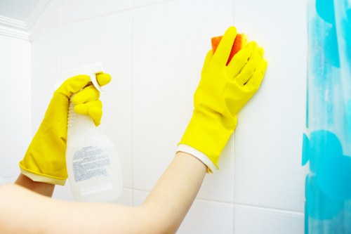Kitchen and bathroom cleaning during a one off clean in Kingston