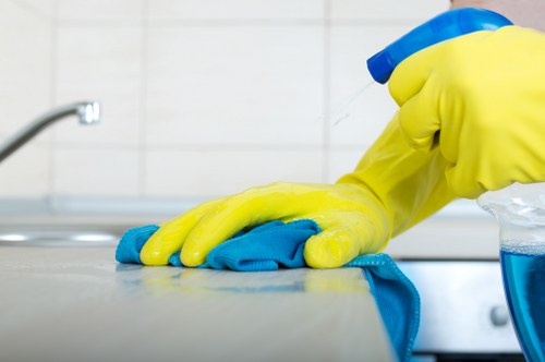 Commercial carpet cleaning service for a Kingston business interior