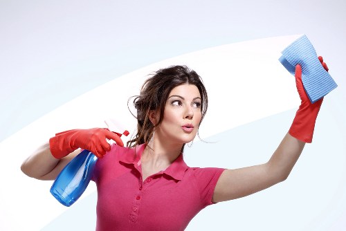 Local cleaners preparing a Kingston rental property for handover